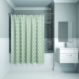 Штора для ванной комнаты, 200х180 см, полиэстер, B10P218i11, IDDIS
