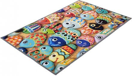 Коврик влаговпитывающий  &quot;Velur SPA&quot;  50*80 см &quot;Рыбки&quot;, &quot;VORTEX&quot; / 10 24292